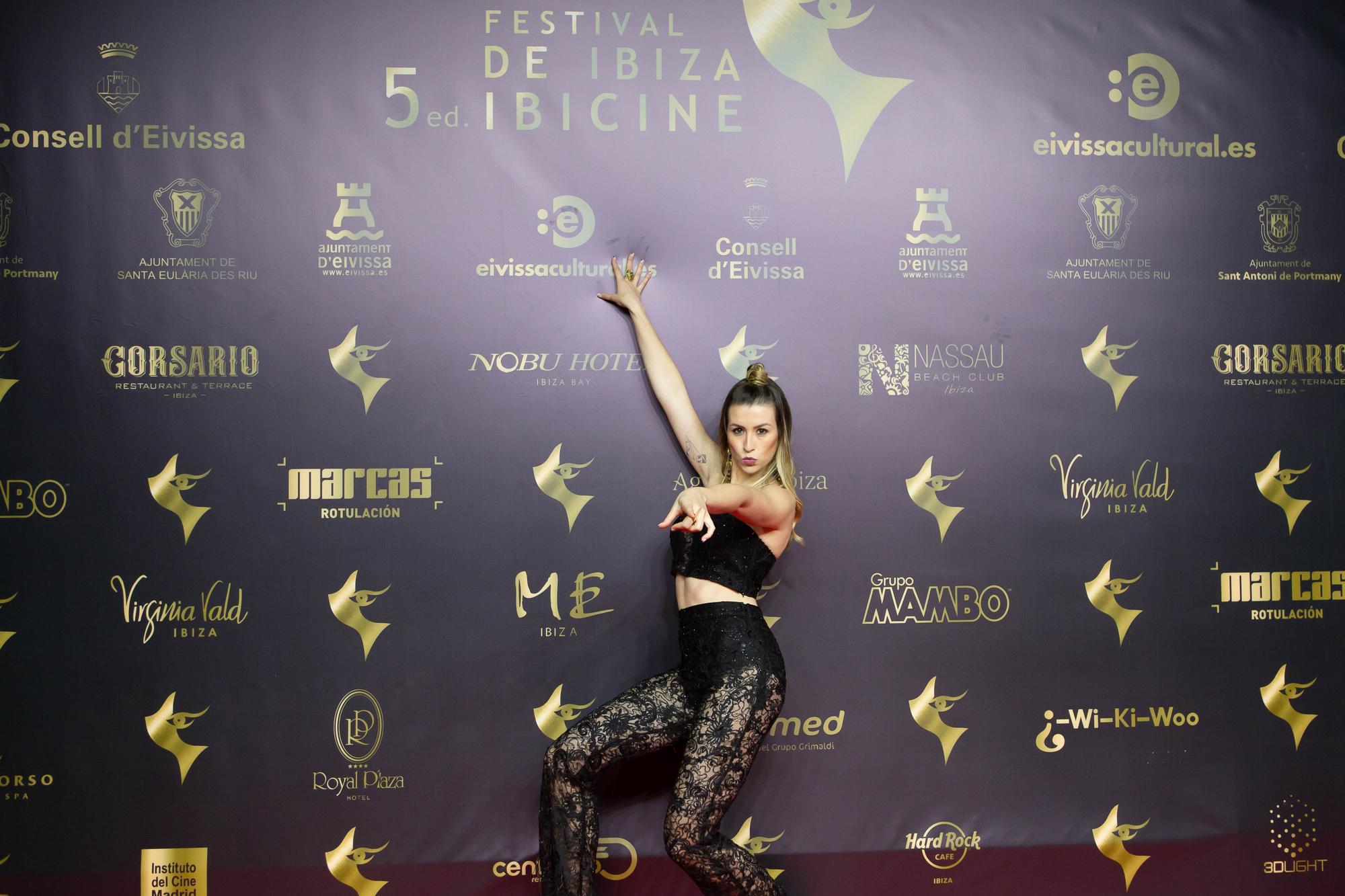 La alfombra roja y gala de clausura del festival Ibicine de Ibiza.