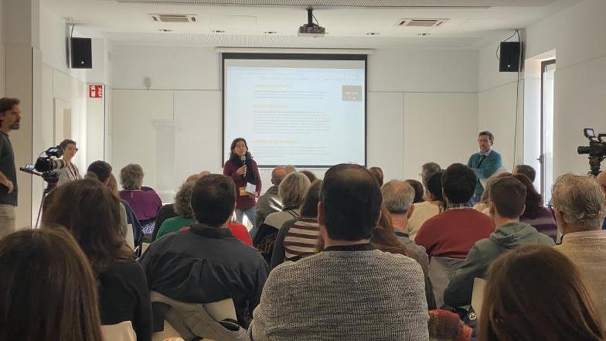 La Asamblea Ciudadana por el Clima se celebró ayer en el Museo del Calzado de Inca.  | ACPC