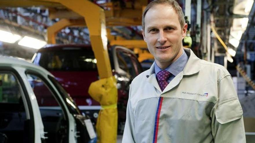 El nuevo director de la factoría de PSA Peugeot Citroën de Vigo, Yann Martin.