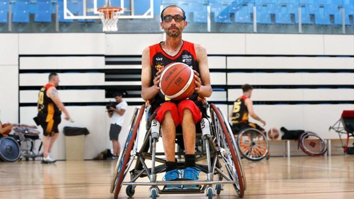 Sergio Hernández, jugador del CEM L'Hospitalet.