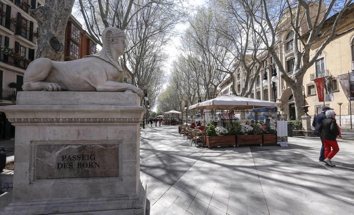 El nonagenario Ignacio Roca Buades vio acabar el paseo del Born.