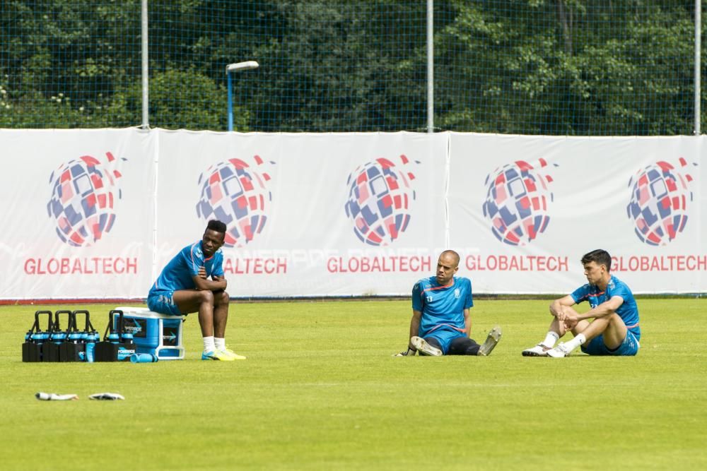 Entrenamiento del Real Oviedo