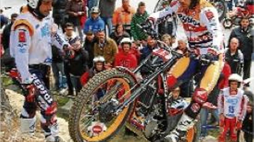 El pierenc Toni Bou, en un moment de la prova a Lleó