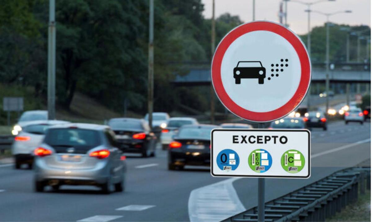 Ejemplo de la señalización con la que contará la Zona de Bajas Emisiones en Santa Cruz de Tenerife