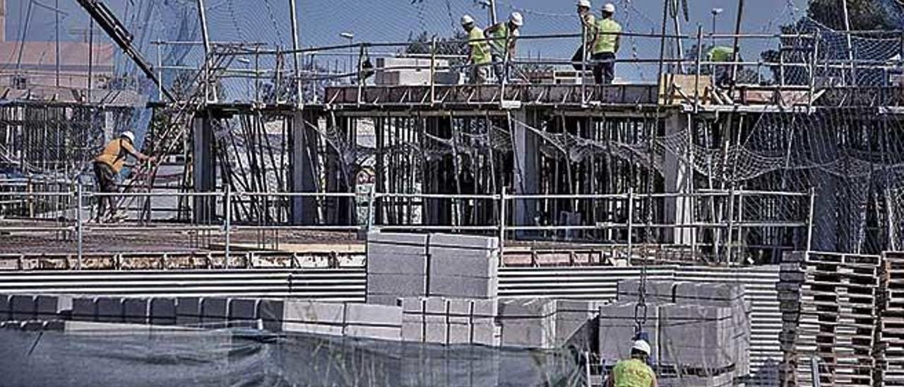 Obras para la construcciÃ³n de nuevas viviendas en Palma.