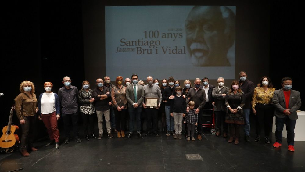 Homenaje a Santiago Bru i Vidal, dentro de los actos para conmemorar el centenario de su nacimiento.