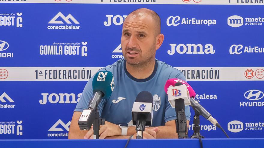 Tato García, entrenador del Atlético Baleares: “Jugarán los futbolistas que yo creo que pueden ganar este partido”