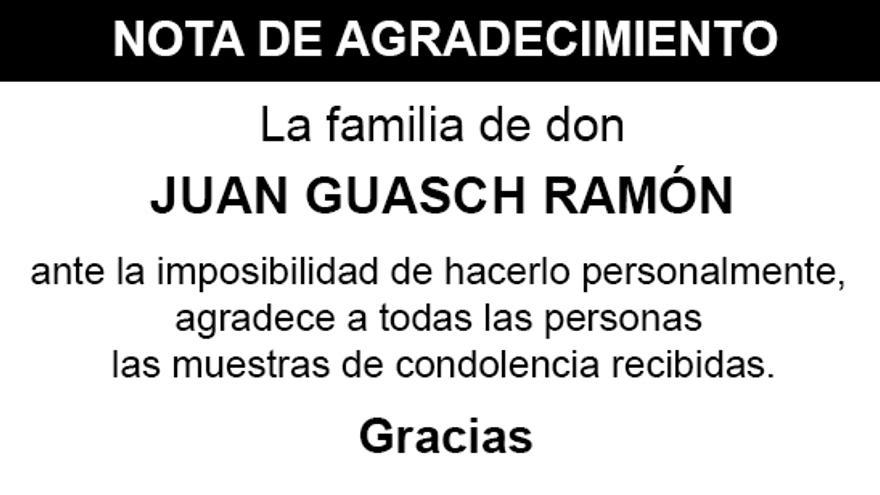 Nota Juan Guasch Ramón