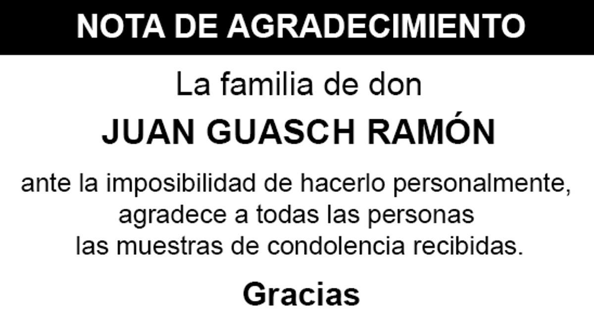 Nota Juan Guasch Ramon