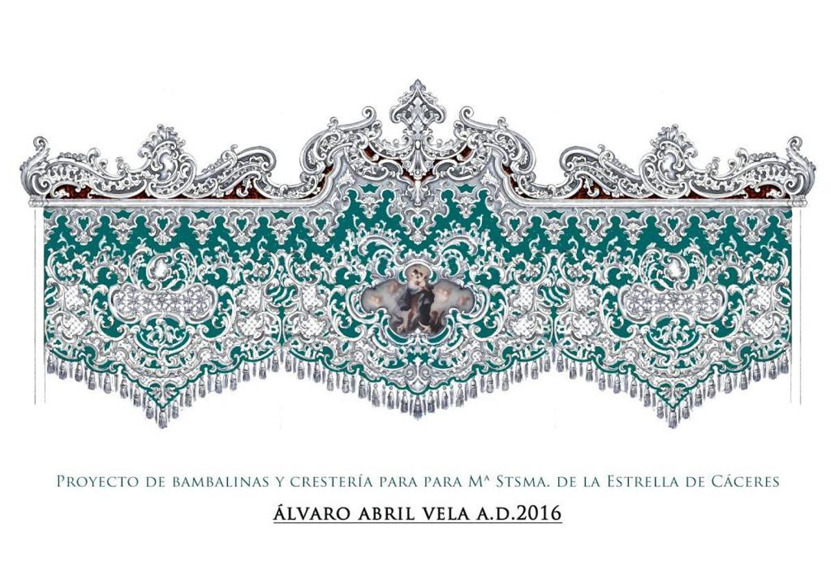 Proyecto de paso de palio de Álvaro Abril.