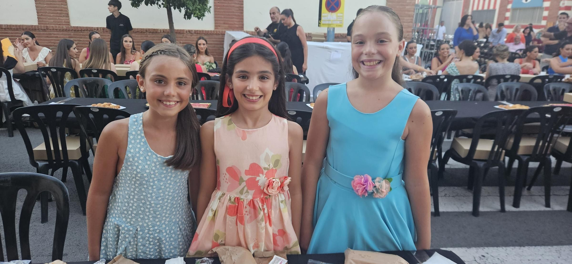Candidatas a Fallera Mayor Infantil de València 2025 en la "punxà"