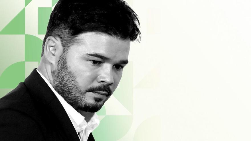 Gabriel Rufián siempre habla en plata