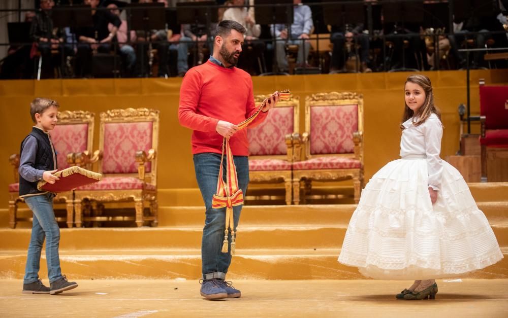 Ensayo de la exaltación de la falleras mayores de València 2019