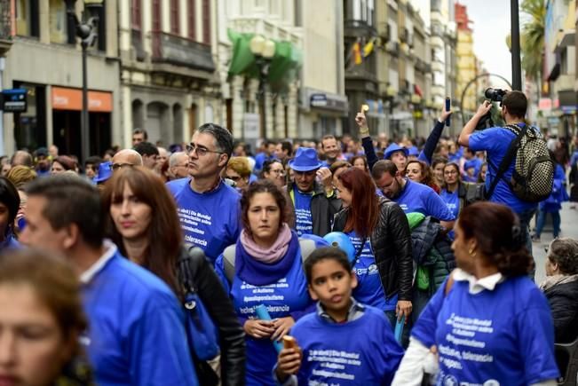 Marcha azul para celebrar el Dia Mundial de ...