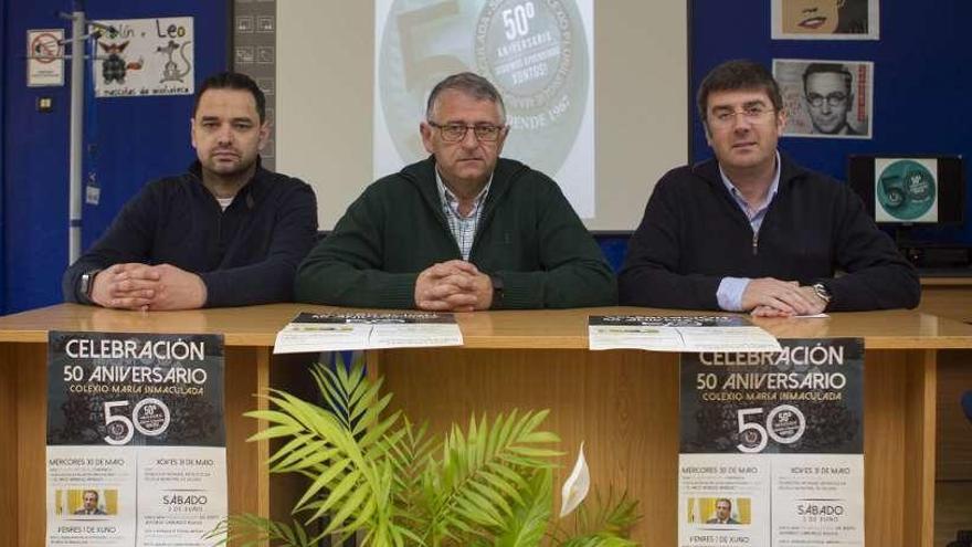 José Pérez, Manuel Cuíña y Manuel Constenla presentaron los actos de clausura.