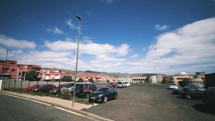 Un espacio de estacionamiento creado en los últimos años en La Laguna. | E. D.