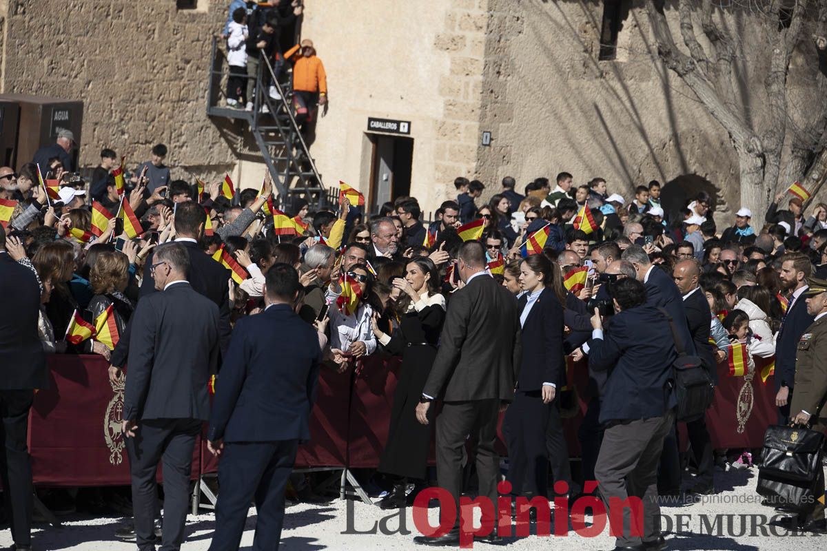 Visita de los reyes de España a Caravaca (explanada de la Basílica)