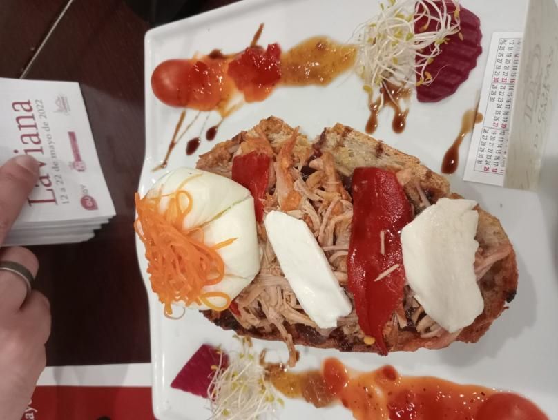Una de las tostas del concurso que se celebra del 12 al 22 de mayo.