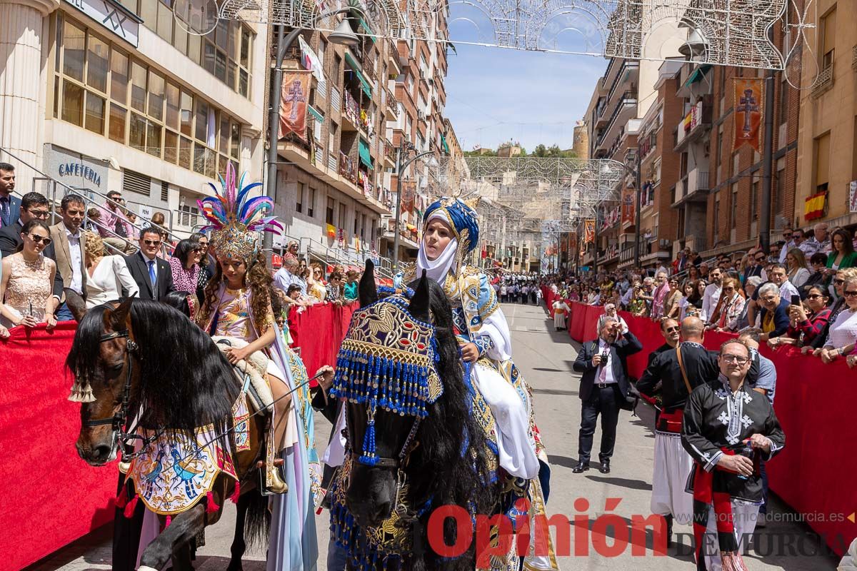 Desfile infantil del Bando Moro en las Fiestas de Caravaca