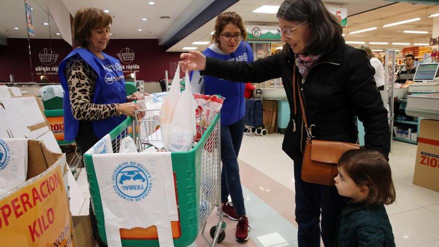 El Banco de Alimentos organiza este fin de semana su primera Operación Kilo del año