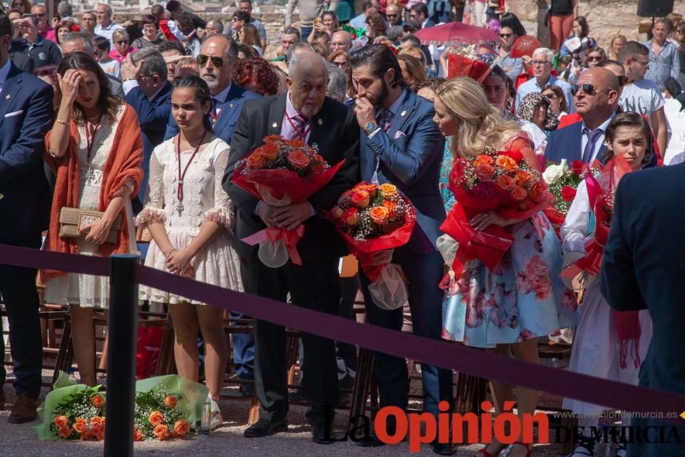 Ofrenda de flores en Caravaca