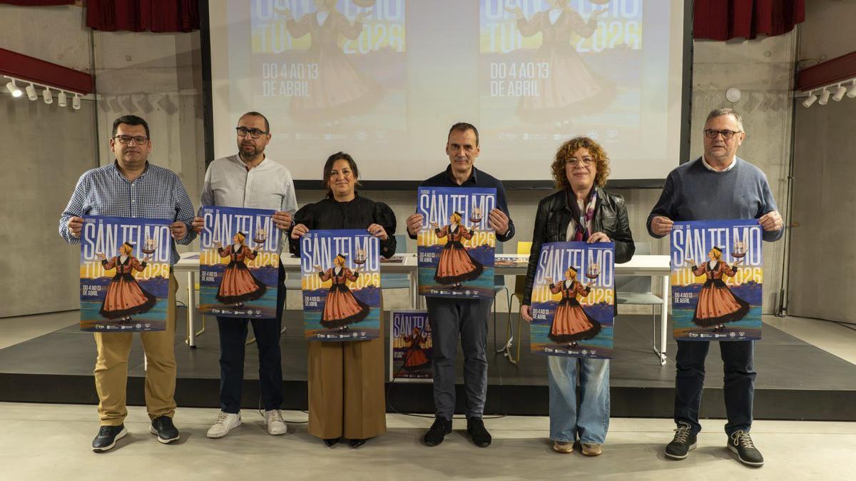 Presentación das festas patronais de San Telmo 2026.   | // D.P.