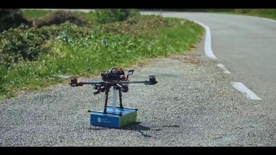 Drones desde Galicia para llevar comida a zonas rurales