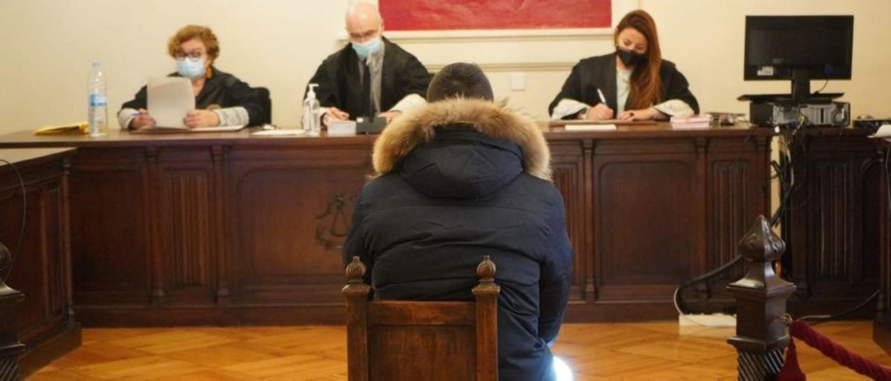El zamorano absuelto de violación durante el juicio en la Audiencia de Zamora.
