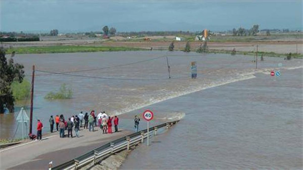 Las lluvias han dejado imágenes sorprendentes en Extreadura.