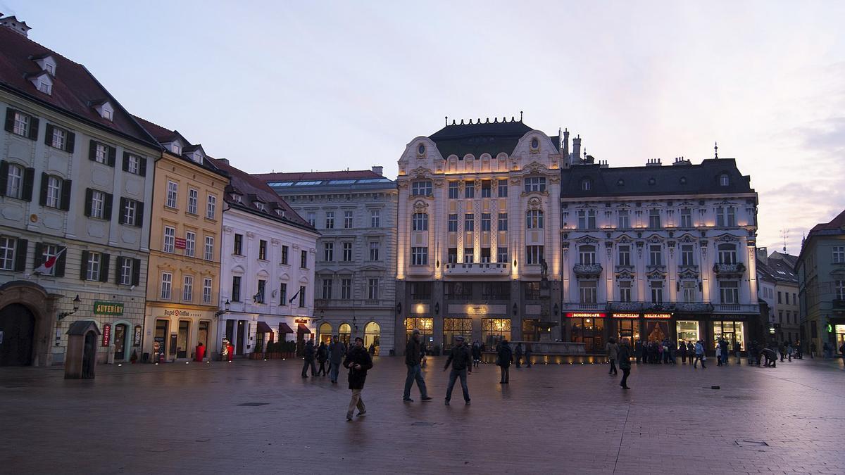 La plaça principal de Bratislava