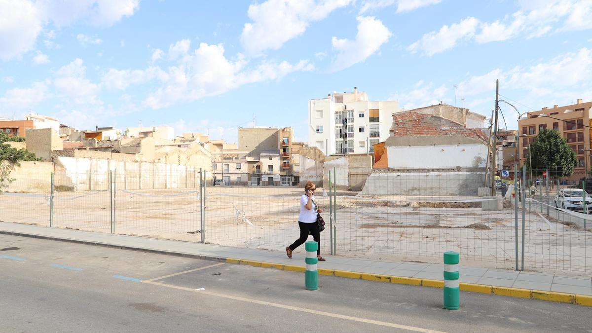 Solar donde se ubicará el Centro de Salud de San Cristóbal.