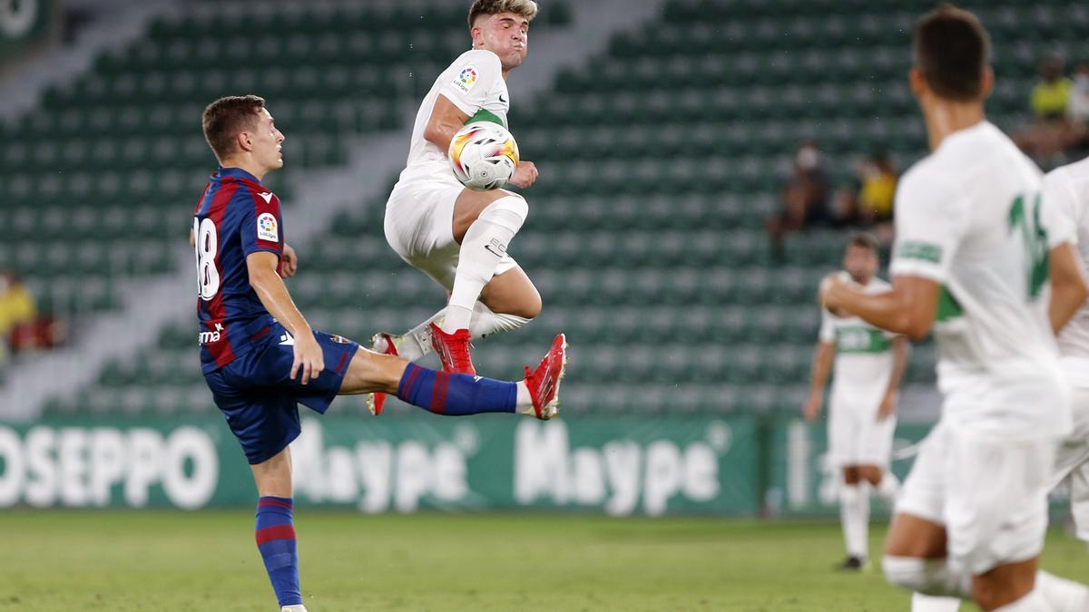 Una imagen del último Elche-Levante en el Festa d&#039;Elx