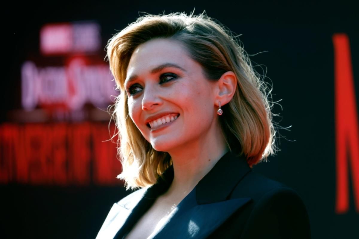 La actriz Elizabeth Olsen en el estreno de 'Dr. Strange'