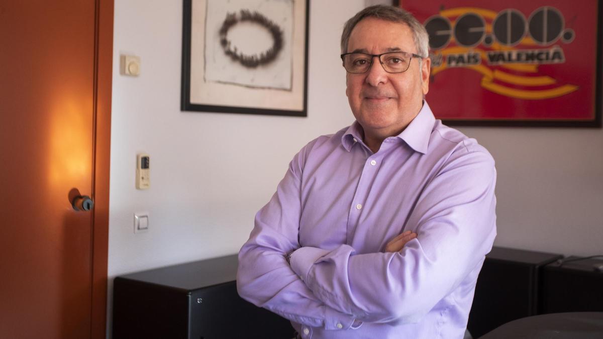 Arturo León, secretario general de CC OO-PV
