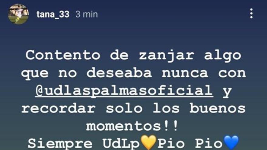 Tana y la UD llegan a un acuerdo y no hay juicio