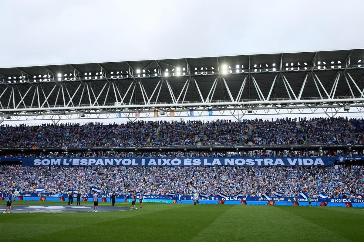 RCD Espanyol - Real Oviedo, final por el ascenso a Primera, en imágenes.