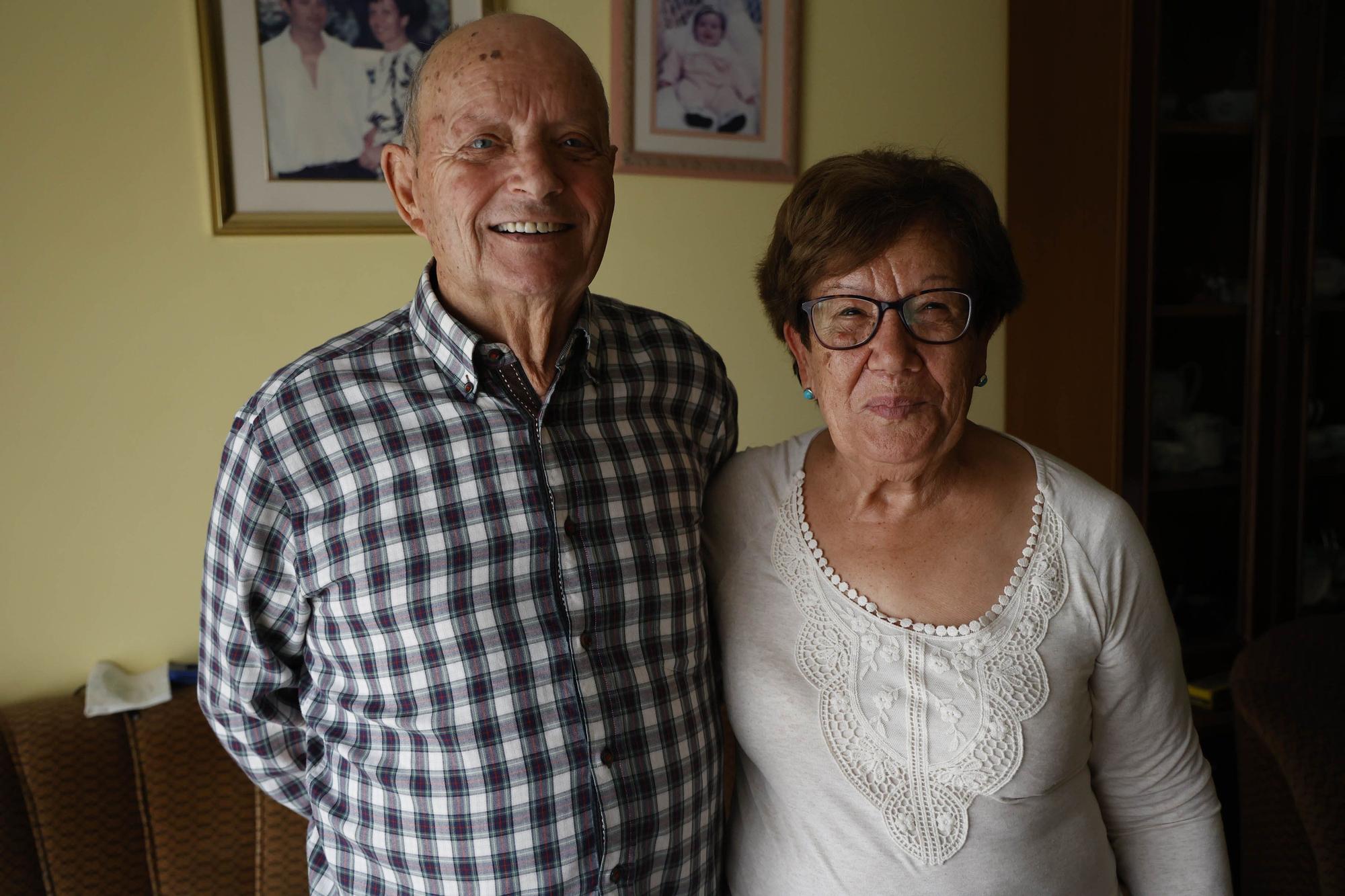 Jaime Fernández al lado de su mujer, Milagros Rey