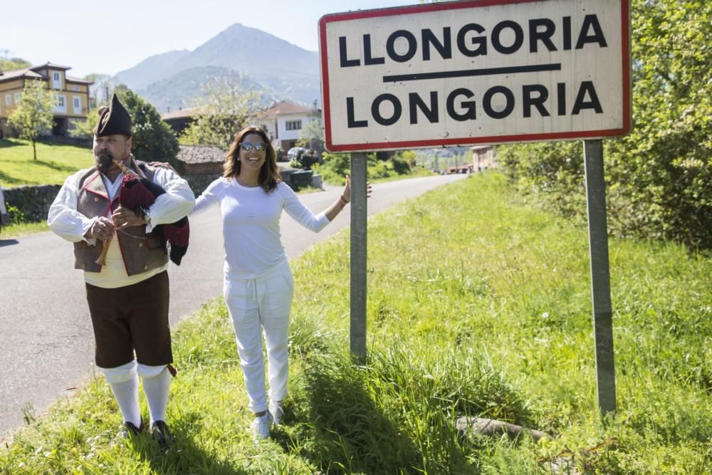 Eva Longoria visita su edén asturiano