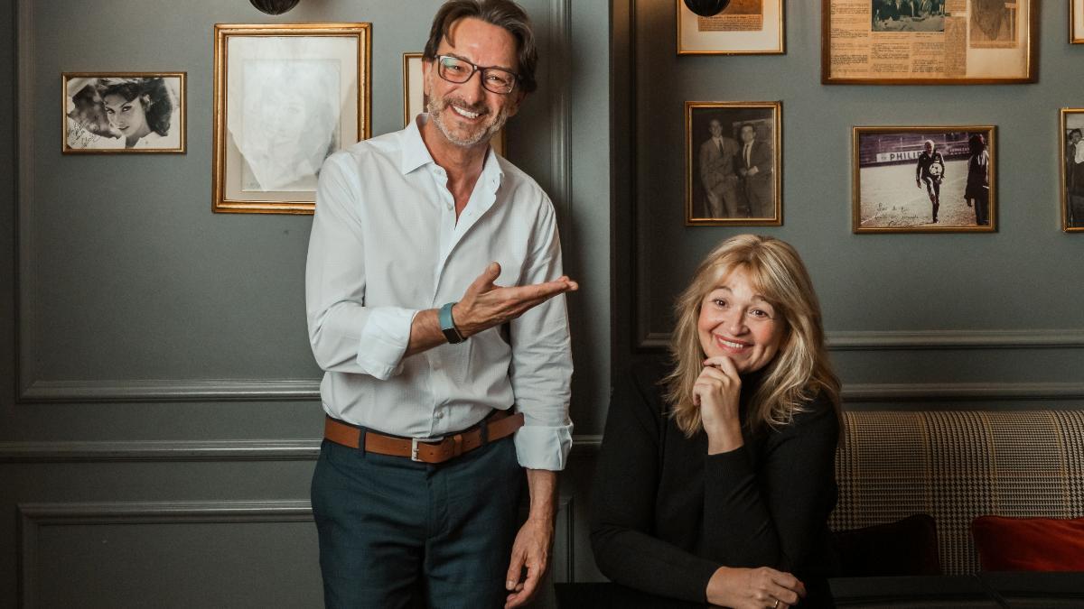 Gianni y Monica Sebastianelli, herederos de Aldo Sebastianelli y actuales dueños del restaurante italiano Alduccio.