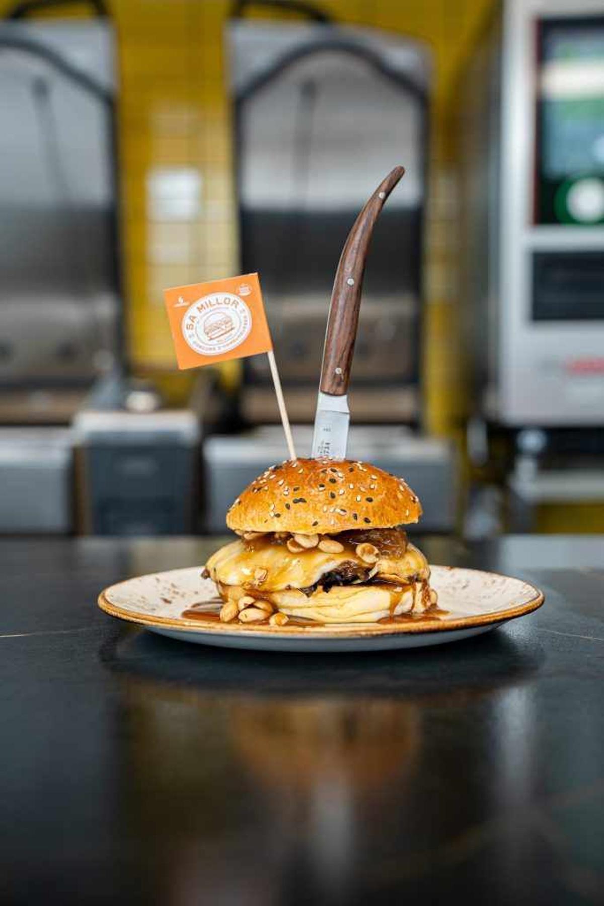 Una de las hamburguesas que se ofrecerán.