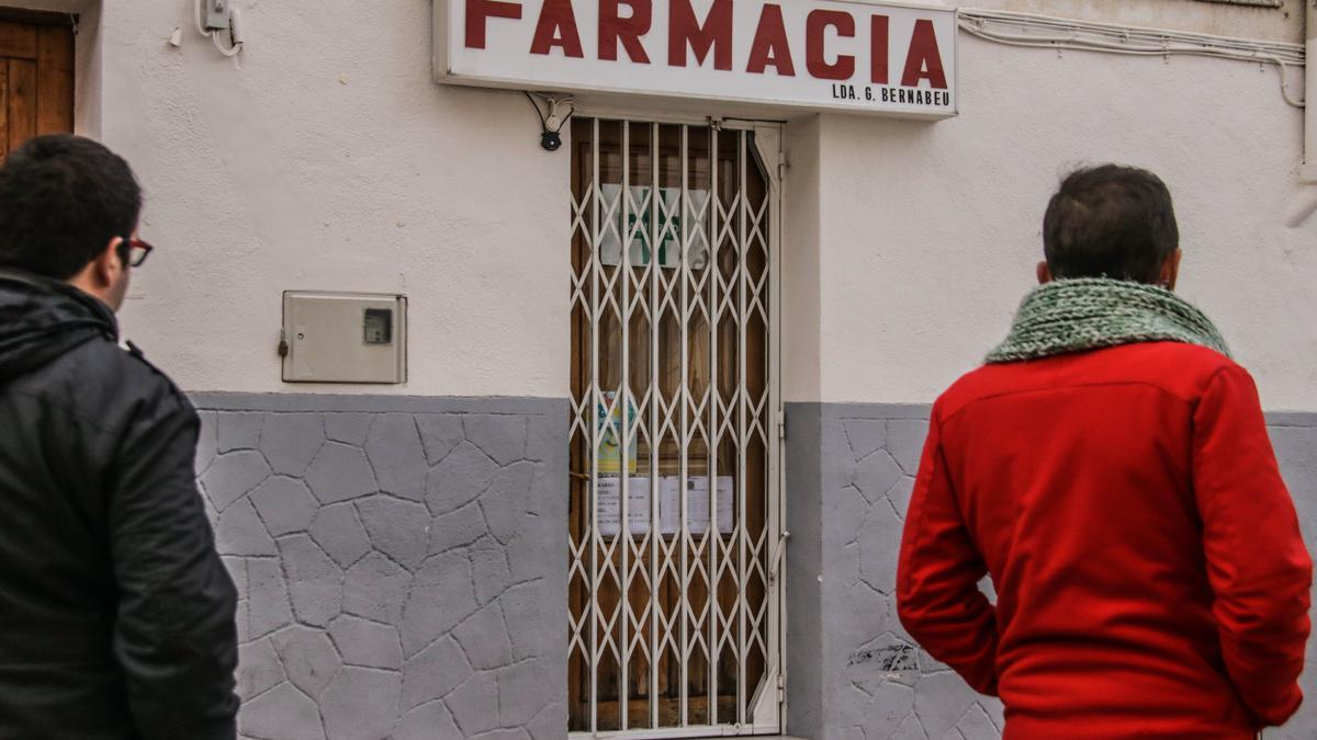 Una de las farmacias rurales de la provincia.