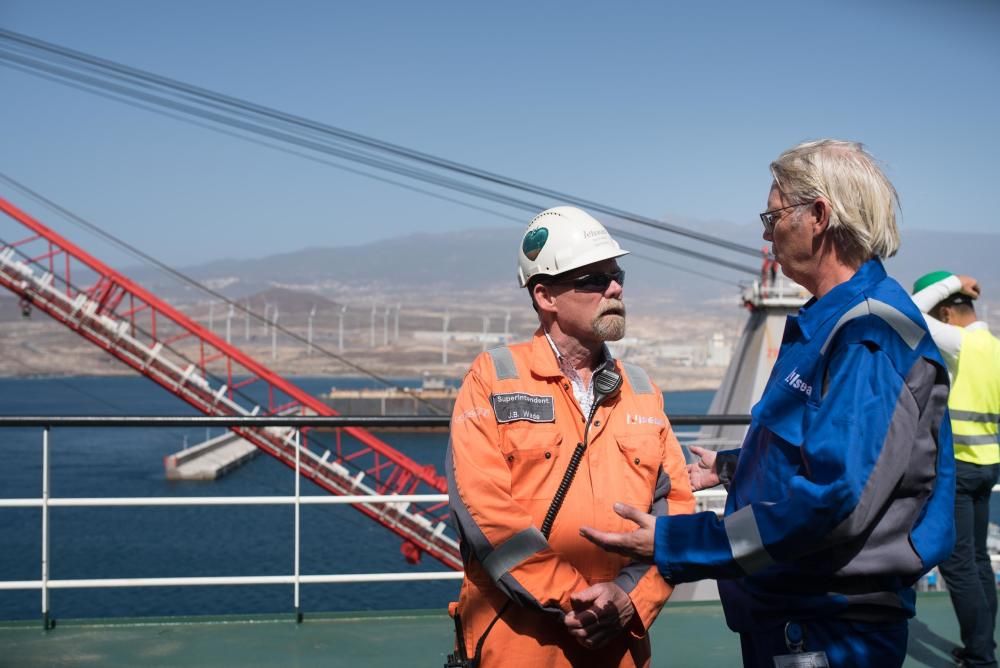 Granadilla 'repara' un gran barco