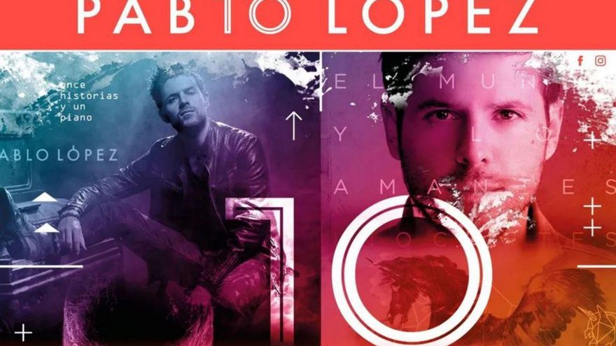 Pablo López llega hoy a Tenerife para celebrar sus diez años de carrera musical