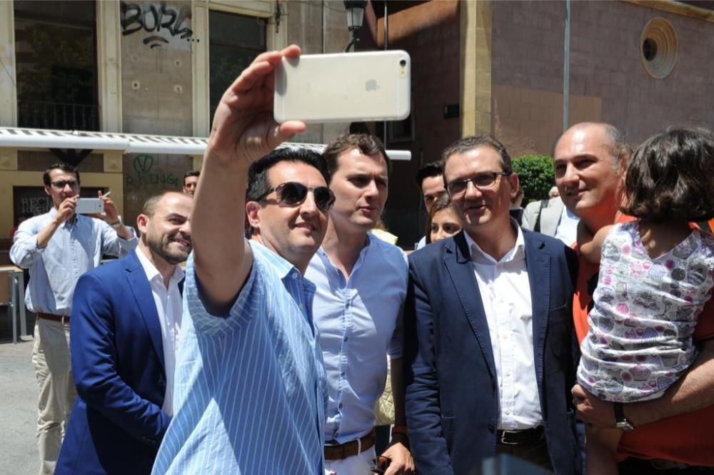 Albert Rivera visita Murcia y Los Alcázares