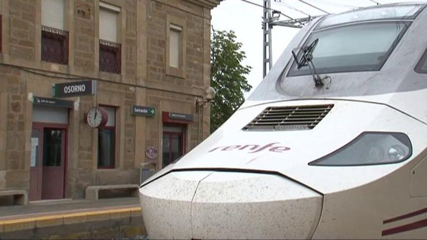 Un maquinista abandona a 109 pasajeros en Palencia