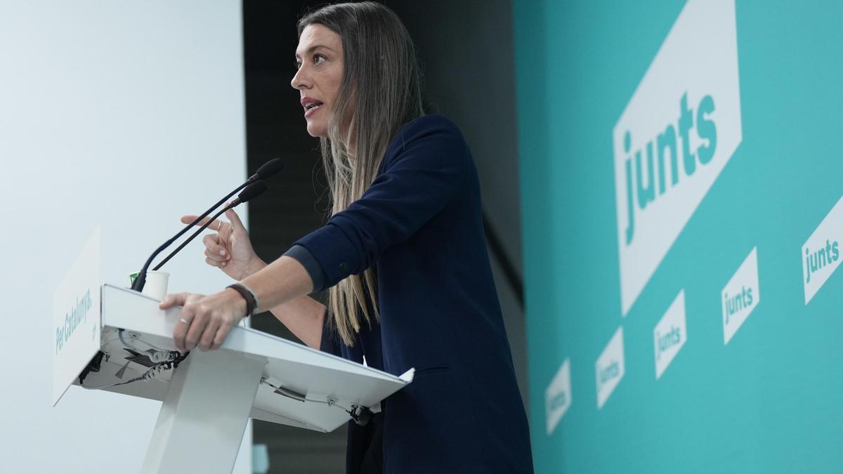 Archivo - La portaveu de Junts al Congrés, Miriam Nogueras