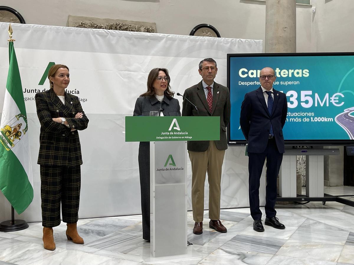 Patricia Navarro, delegada del Gobierno Andaluz en Málaga, presenta el Plan Andalucía Actúa