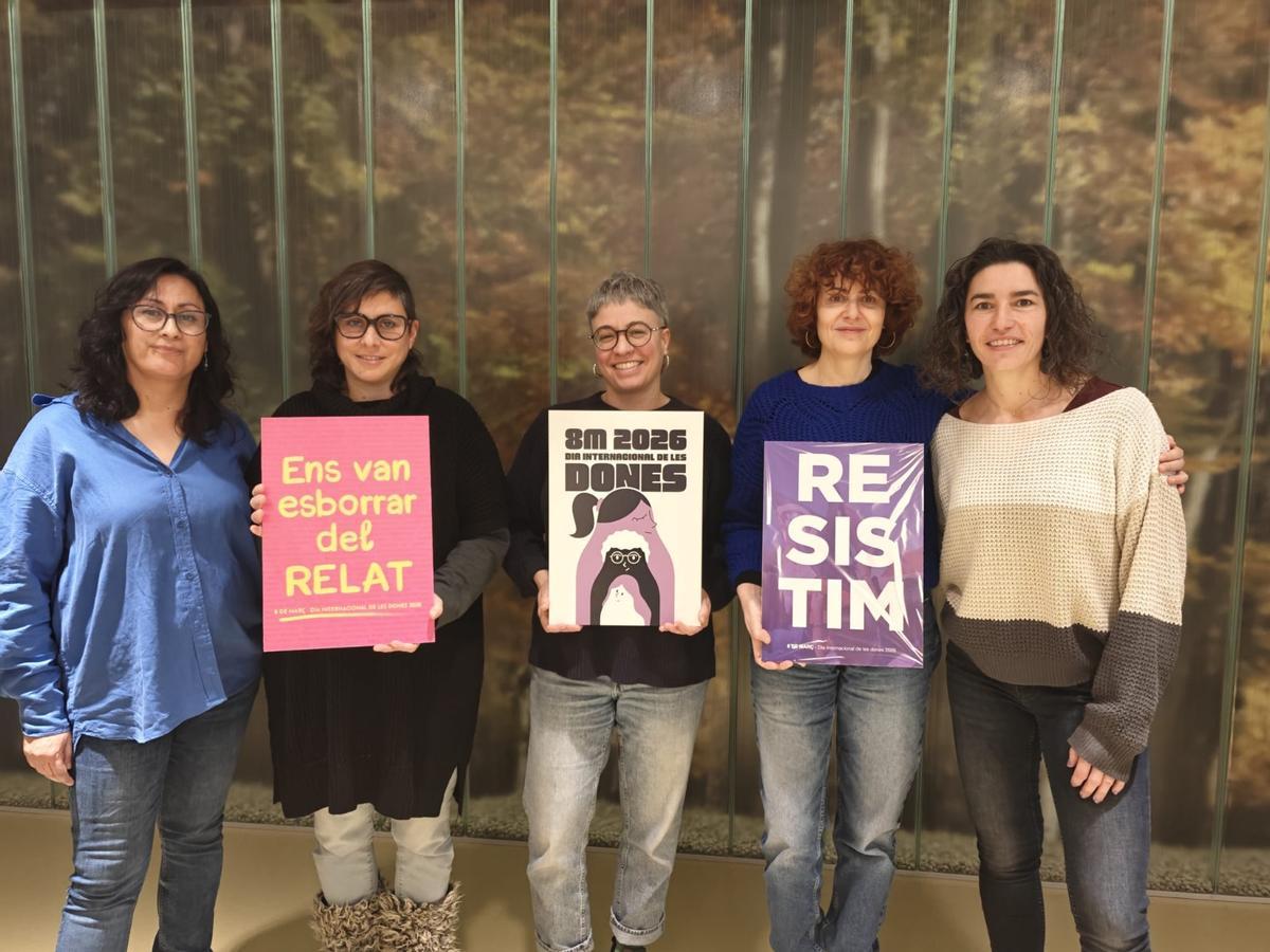 Premiades del concurs de cartells del 8M de la MICOD