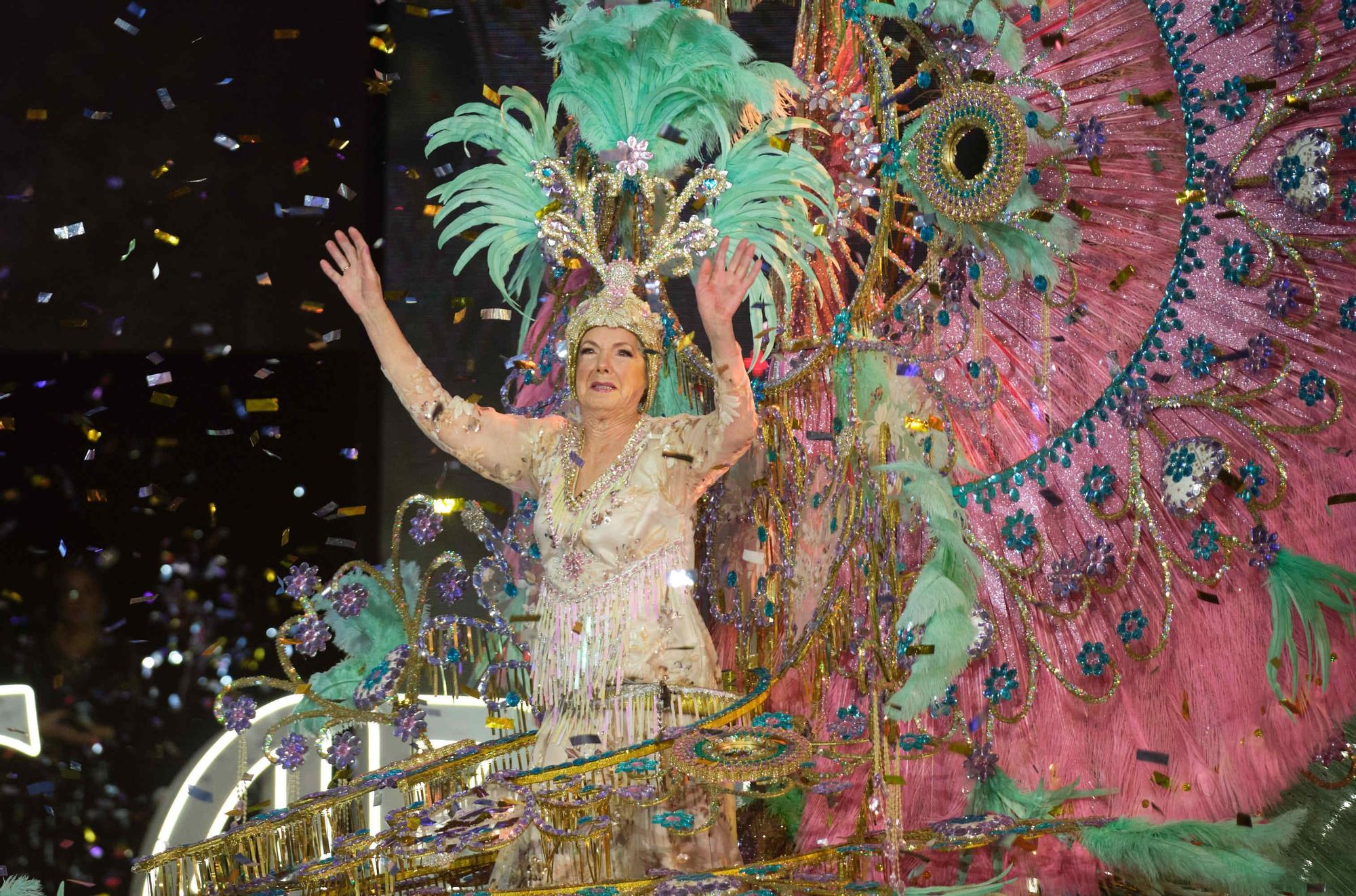 Gala de elección de la reina de los mayores del Carnaval de Santa Cruz de Tenerife 2023