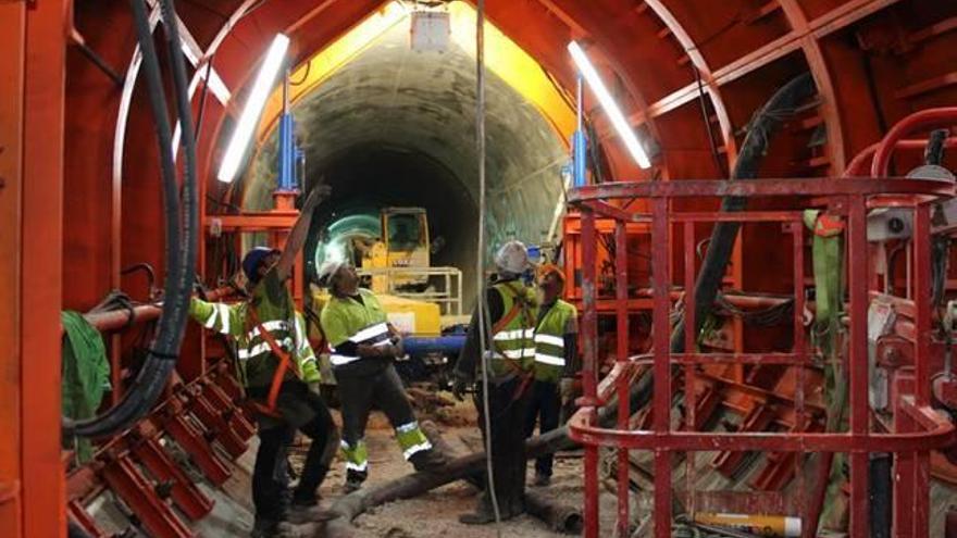 Visita a las obras del túnel de Ulea